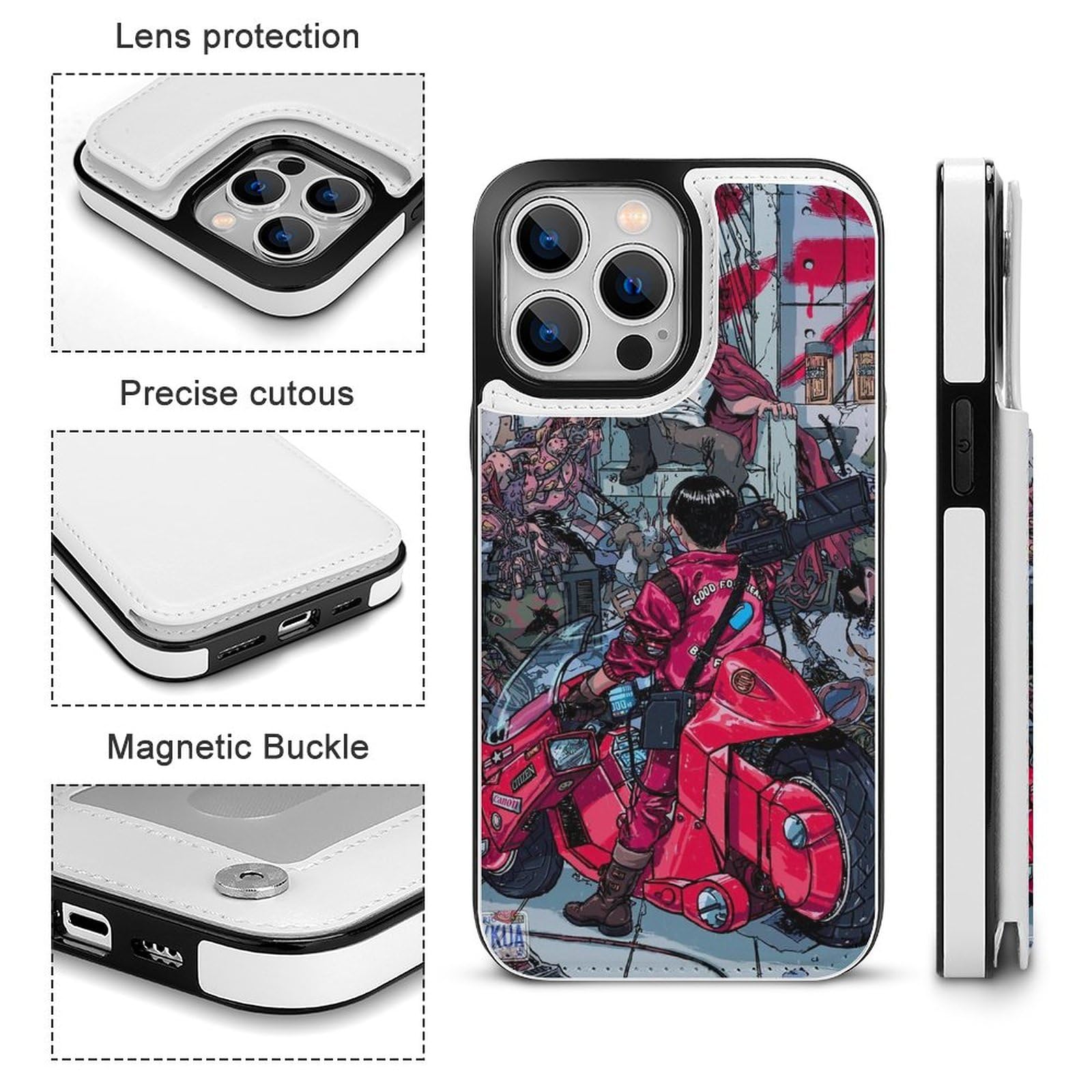 Amazon.co.jp: iPhone 14 Pro Max手帳型ケース アニメ アキラ 阿基拉